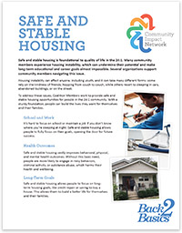 Safe and Stable Housing- Handout